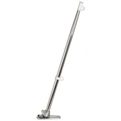 Stainless Steel flagpole Chrome plated ABS base L.40cm N30112501973