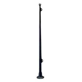 Asta Bandiera in plastica nera 29cm con 2 basi N30112502110-5%