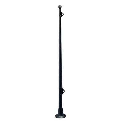 Plastic flagpole Plastic base L.29cm Black colour N30112502110