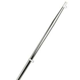 Asta portabandiera inox con 2 occhielli passacima L80cm Ø25mm N30112502147-10%