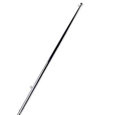 Mirror polished SS flagstaff with end ball L. 610mm OS3539201
