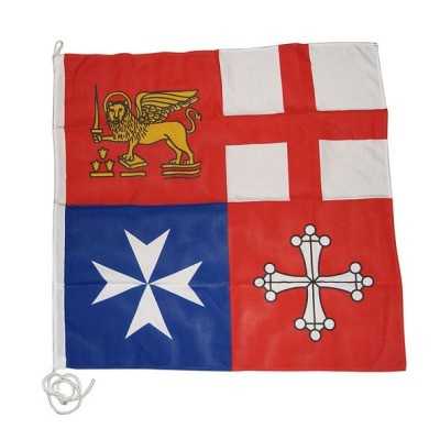 Naval Jack of the Italian Republic 80x80cm FNI5252097