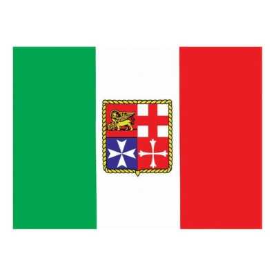 Italian flag sticker for boats 15x22cm N30112603782