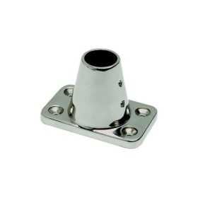 Stainless Steel straight stanchion socket D.25mm 90x56xh60mm N31610302022