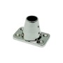 Stainless Steel straight stanchion socket D.25mm 90x56xh60mm N31610302022