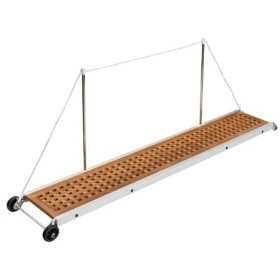Aluminium Fixed Gangway 2,1mt x 34cm Teak grating OS4265700