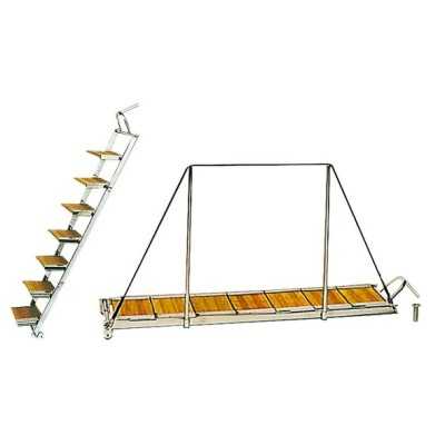 Passerella con piano di calpestio tramutabile in scaletta 1,5m x 35cm OS4264700-28%