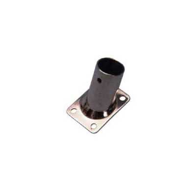 Light stainless steel rectangular base at 60° - Tube D.22 mm N60840500145