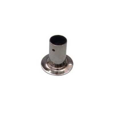Light stainless steel round base at 90° - Tube D.22 mm N60840500147
