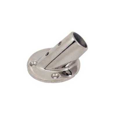 Base rotonda a 45° in acciaio inox - Tubo D.22 mm N60840528023-5%