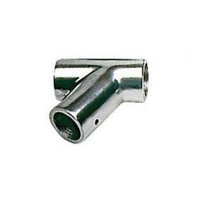 Raccordo Alluminio Versione T Angolo 60° per tubi da 30mm 80x100h mm OS4103000-18%