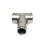 Raccordo Alluminio Versione T Angolo 90° per tubi da 30mm 80x90h mm OS4103100-18%