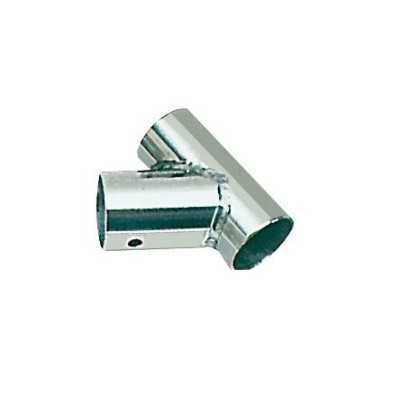 Tee inclinato 60° in acciaio inox per Tubo D.25 mm OS4113423-40%
