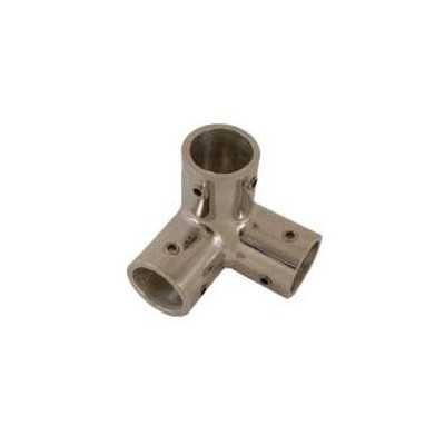 Angolo a 3 vie in acciaio inox per tubo D.22 mm MT0634522-10%