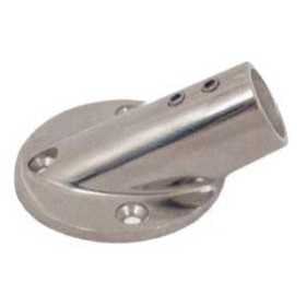 Base rotonda a 30° in acc.inox - Tubo D.22 mm OS4111200-40%