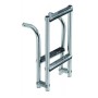 Scaletta pieghevole in acciaio inox 4 Gradini antiscivolo Ø 25mm FNI3030104-30%