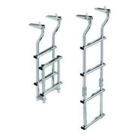 Scaletta in acciaio inox 4 gradini in acciaio 95x23cm N30810111039-20%
