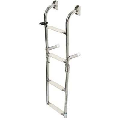 Scaletta pieghevole In inox 4 gradini 90x26cm N30810111141-18%