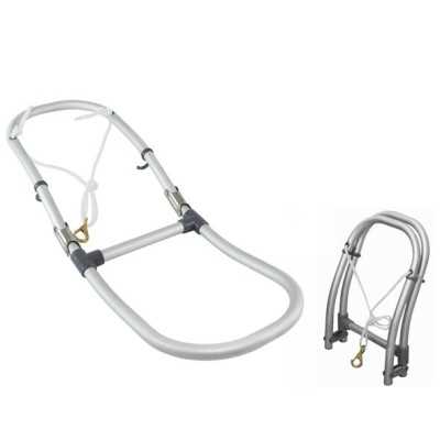 Scaletta in alluminio con 2 gradini per gommoni 250x900mm OS4953301-18%