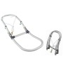 Scaletta in alluminio con 2 gradini per gommoni 250x900mm OS4953301-18%