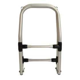 Scaletta pieghevole in alluminio con 3 gradini per gommoni 25x115cm OS4953302-18%