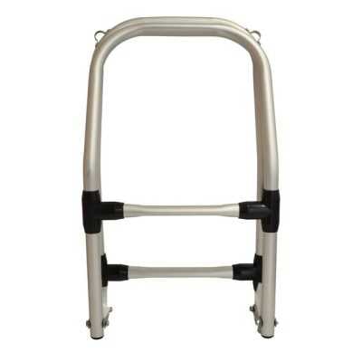 Scaletta pieghevole in alluminio con 3 gradini per gommoni 25x115cm OS4953302-18%