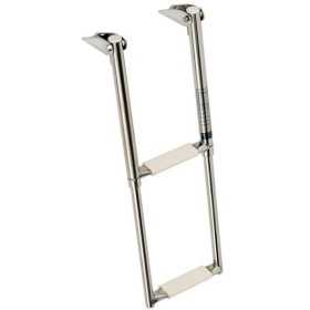 Scaletta telescopica ribaltabile 2 Gradini antiscivolo 59x21cm OS4954122-18%