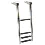 Scaletta telescopica 4 gradini Neri in acciaio inox OS4954154-18%