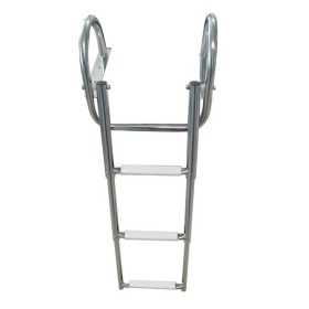 Scaletta telescopica da plancetta inox con corrimano 3 Gradini L889mm OS4954603-18%