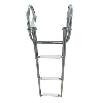 Scaletta telescopica da plancetta inox con corrimano 3 Gradini L889mm OS4954603-18%