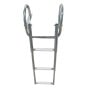 Scaletta telescopica da plancetta inox con corrimano 4 Gradini L1156mm OS4954604-18%