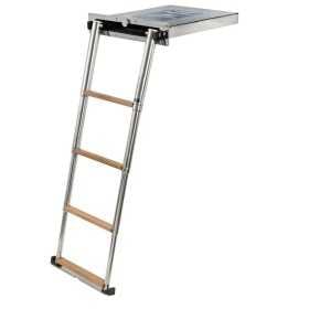 Scaletta a scomparsa Top Line 4 gradini in teak OS4955004-33%