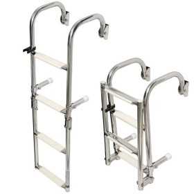 Scaletta pieghevole Inox con attacchi arcuati 5 gradini 1150x260x240mm OS4958205-18%