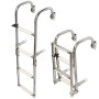 Scaletta pieghevole Inox con attacchi arcuati 5 gradini 1150x260x240mm OS4958205-18%