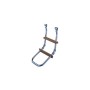 Stainless steel 3-step folding ladder 24x61cm TRS1903073