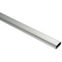 Oval pipe polished and anodized 40x20mm Bar 2m OS4161000