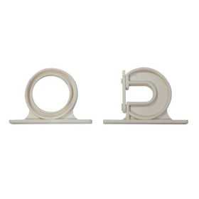 Reggicanna in plastica bianca Ø 38mm N30413004953-5%