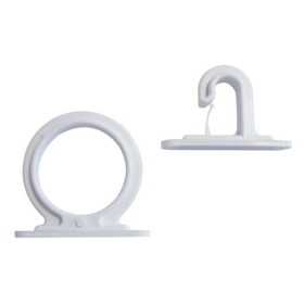 Reggicanne a soffitto o a parete Bianco D.45mm N30413004996B-5%