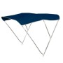Tendalino 3 Archi in Alluminio H.110cm Larghezza 200cm Lunghezza 180cm Blu Navy MT3265070-20%