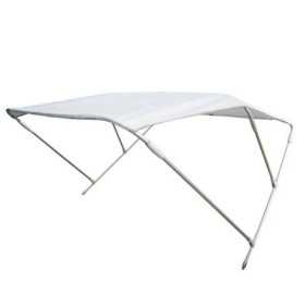 Tendalino 3 Archi in Alluminio H.140cm Larghezza 225cm Lunghezza 180cm Bianco MT3265262-20%