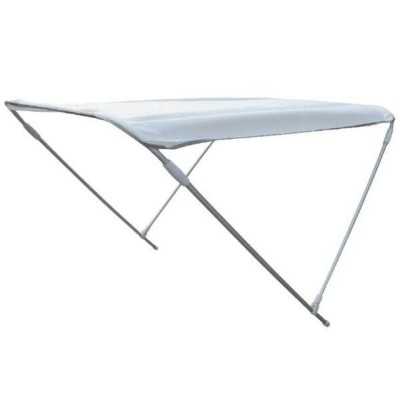 Aluminium 2 Arch Bimini H.110cm W.170cm L.180cm White MT3266057
