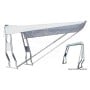 Tendalino Telescopico per Roll-Bar Tubo in Inox Bianco 130x155x145cm Poppavia OS4690622-18%