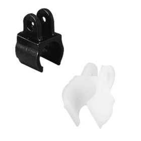 Attacco per battagliola per tubo D.25mm Bianco N120412000639B-5%