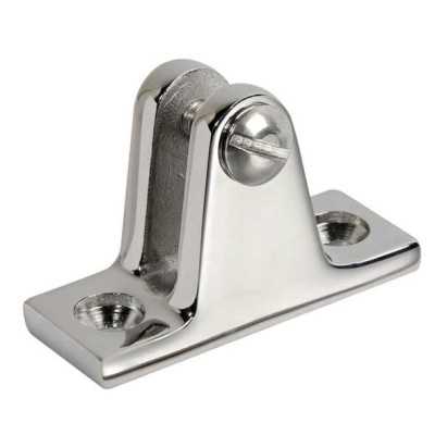 AISI 316 Hinge bent base with screw pin Tube 20-25mm N120412028003