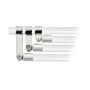 Snodo a forcella per triplo arco tubi Ø 30mm Interasse 73mm OS4676105-40%