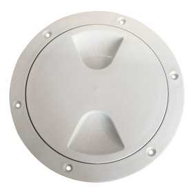 Screw-on inspection hatch watertight with O-ring seal Ø170mm White N30211202031