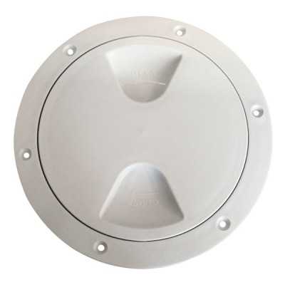 Tappo d'ispezione in polipropilene con chiusura a vite Ø170mm Bianco N30211202031-0%