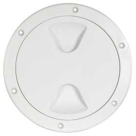White Inspection Hatch with Screw Lock Ø203mm Opening N30211202038