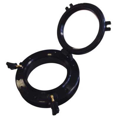 Oblò apribile circolare D.220mm Nero MT1614116-20%