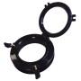 Oblò apribile circolare D.220mm Nero MT1614116-20%